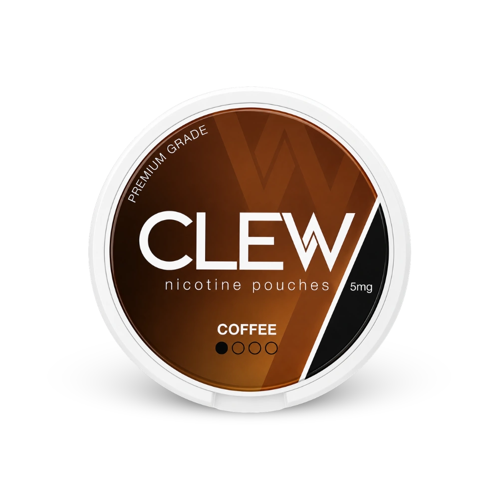 CLEW Coffee 5mg – lata de bolsas de nicotina