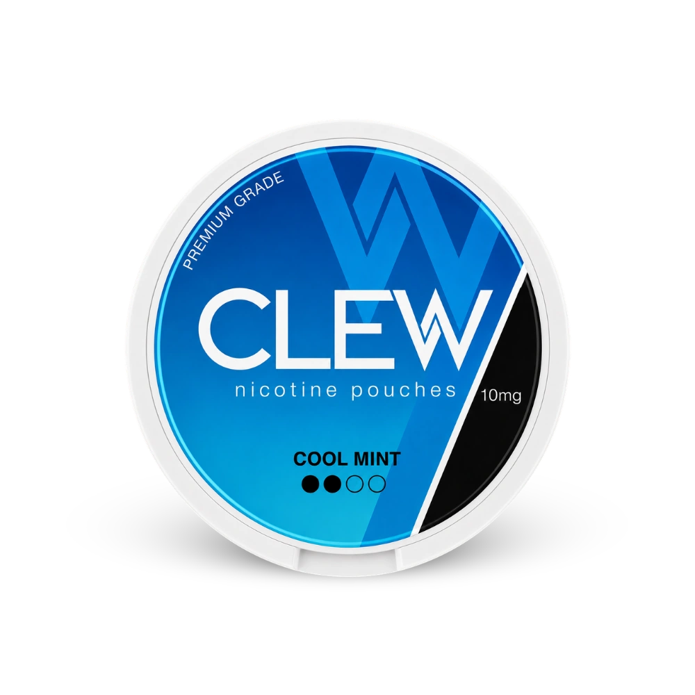 CLEW Cool Mint 10mg – lata de bolsas de nicotina