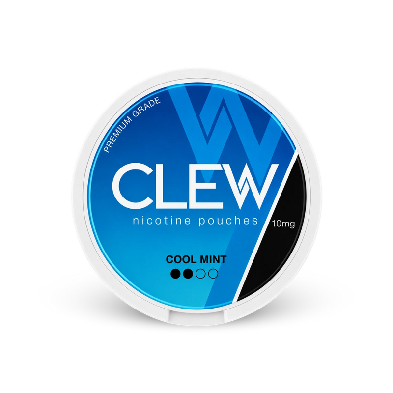 CLEW Cool Mint 10mg – lata de bolsas de nicotina