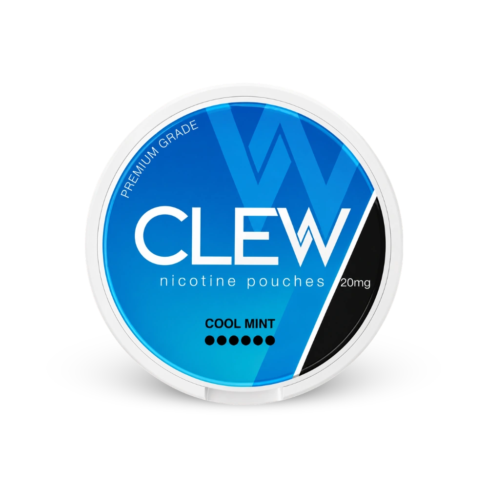 CLEW Cool Mint 20mg – lata de bolsitas de nicotina