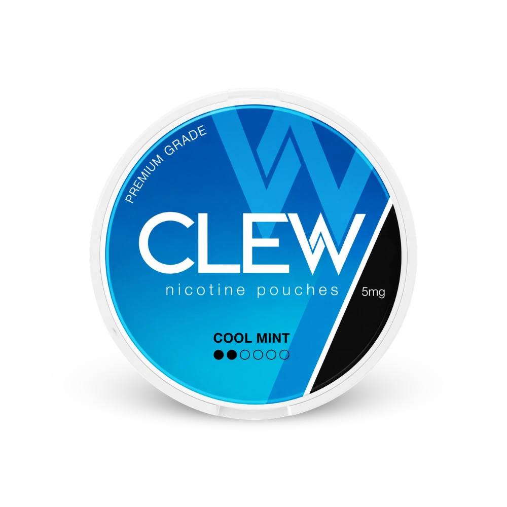 CLEW Cool Mint 5mg – lata de bolsitas de nicotina
