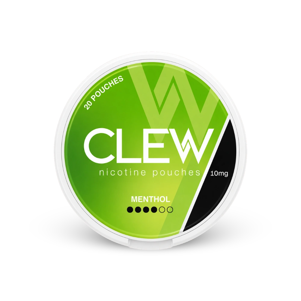 CLEW Mentol 10mg – lata de bolsitas de nicotina