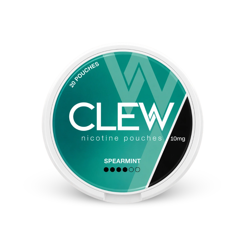 CLEW Menta Verde 10mg – lata de bolsas de nicotina