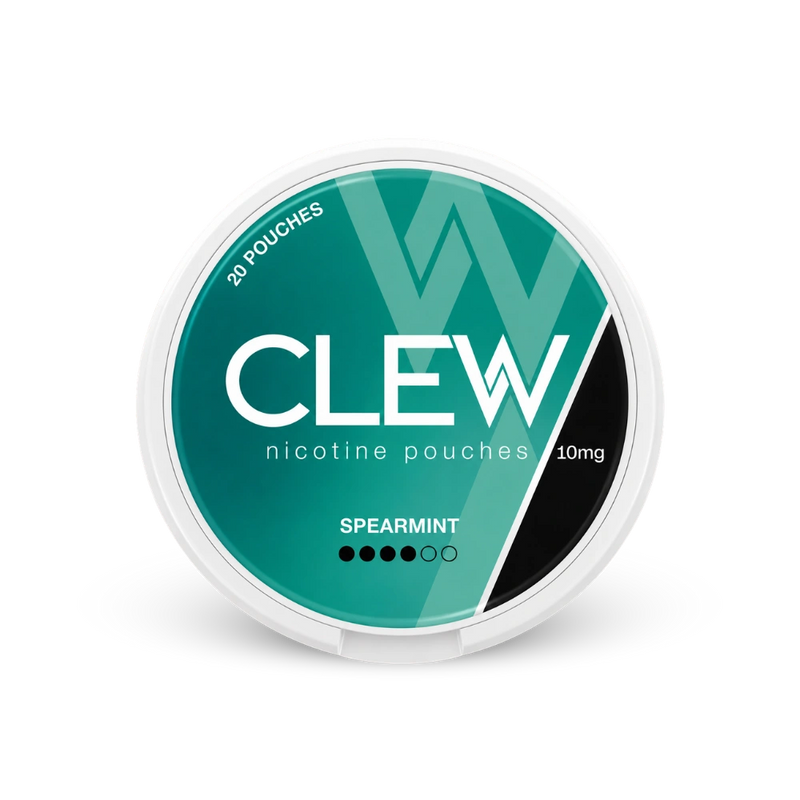 CLEW Menta Verde 10mg – lata de bolsas de nicotina