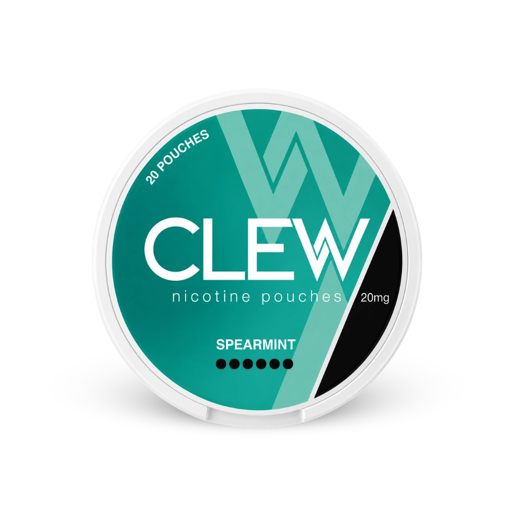 CLEW Spearmint 20mg – lata de bolsas de nicotina