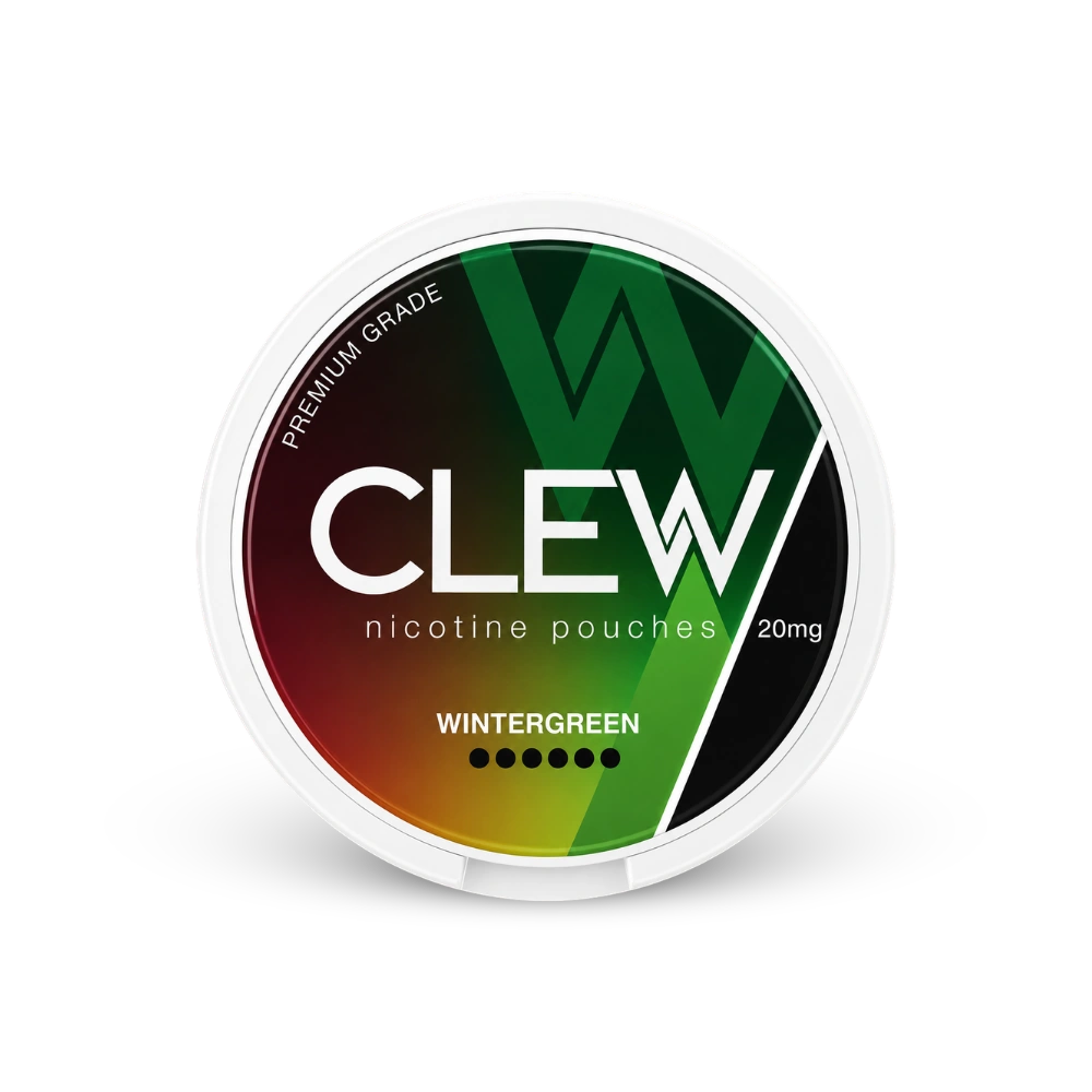 CLEW Wintergreen 20mg – lata de bolsas de nicotina