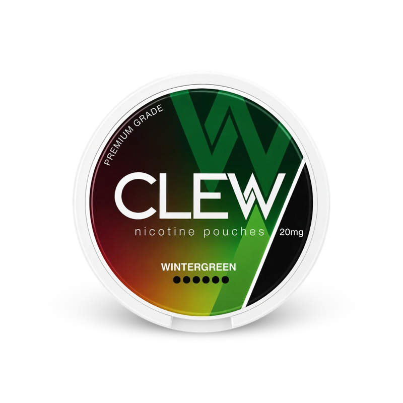 CLEW Wintergreen 20mg – lata de bolsas de nicotina