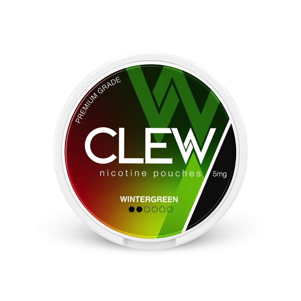 CLEW Wintergreen 5mg – lata de bolsitas de nicotina