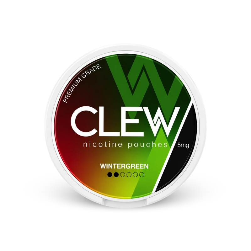 CLEW Wintergreen 5mg – lata de bolsitas de nicotina