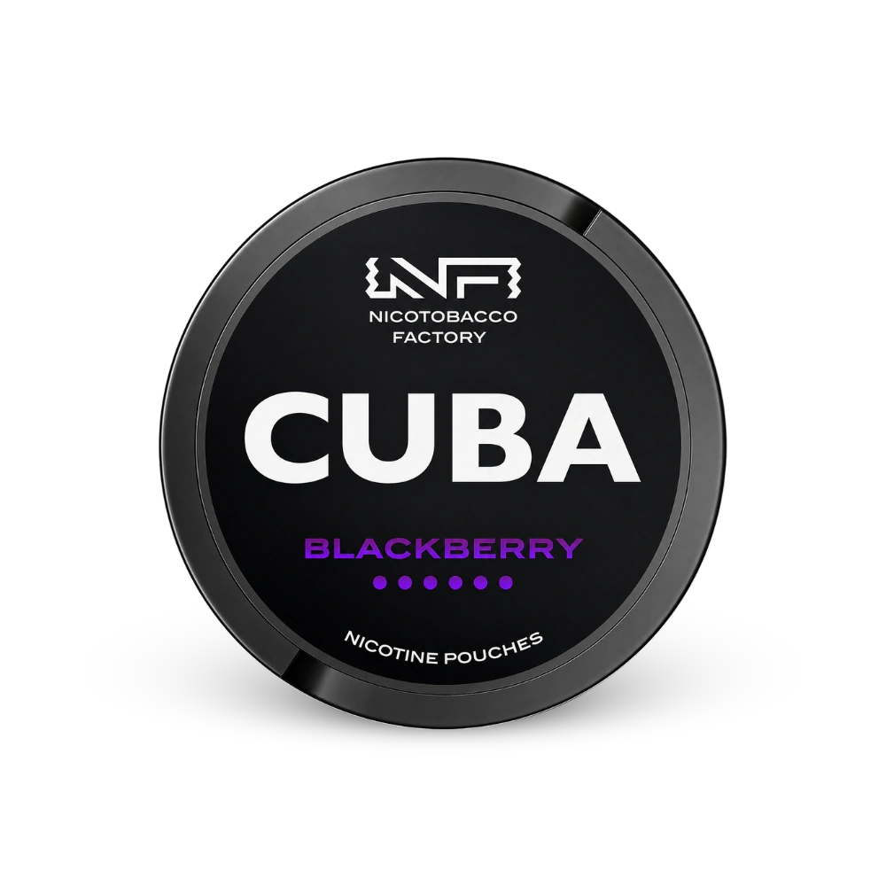 CUBA Blackberry – lata de bolsas de nicotina