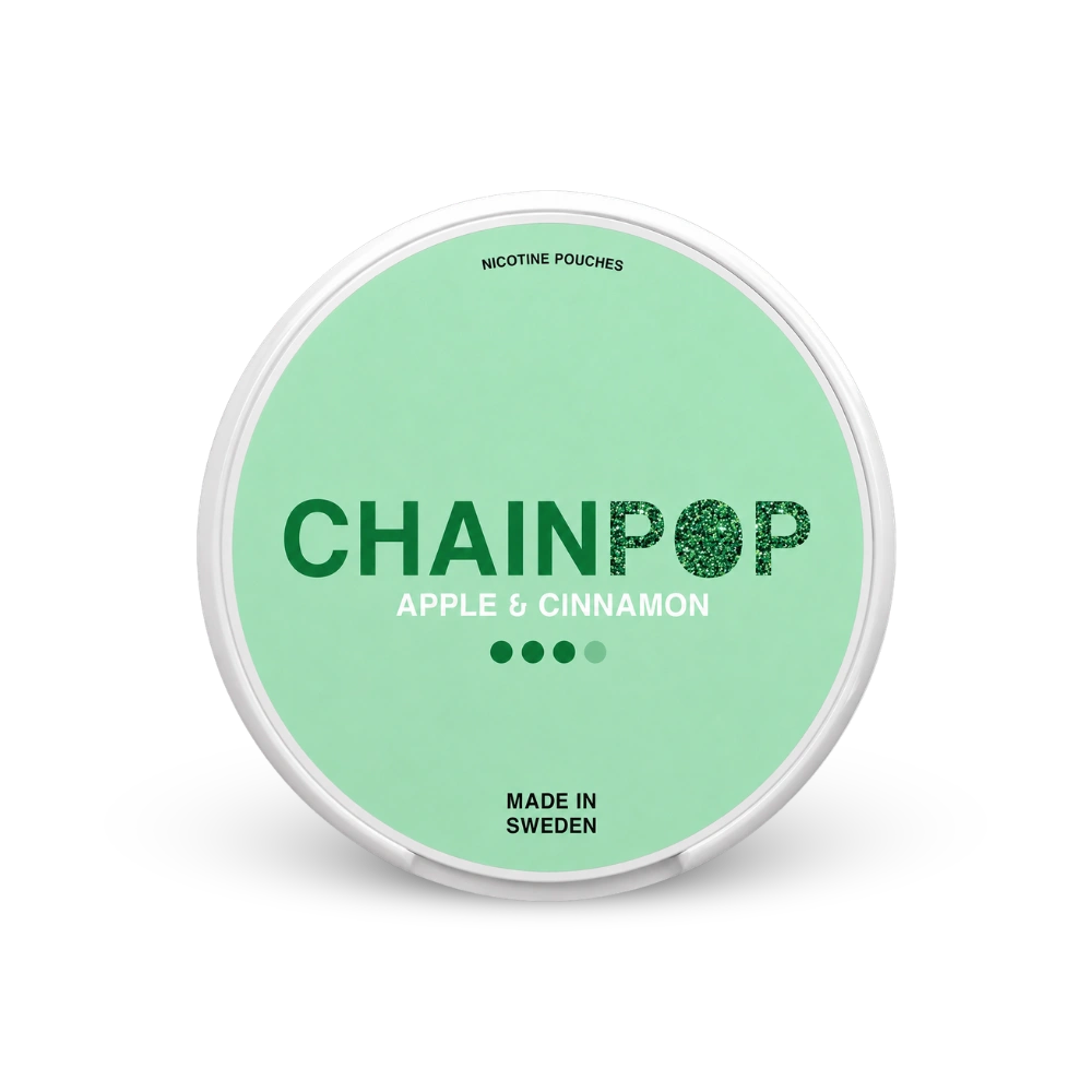 Chainpop Apple Cinnamon – lata de bolsitas de nicotina