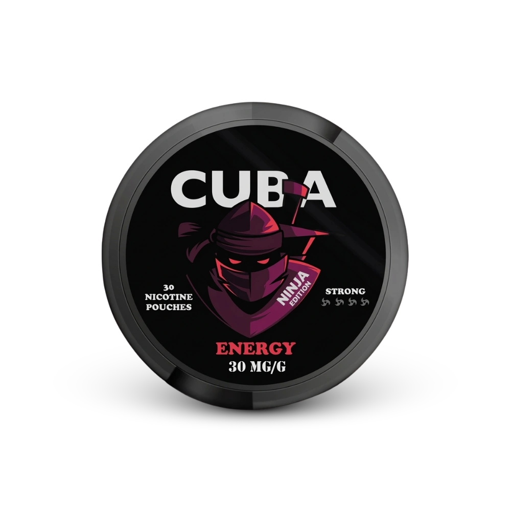 Cuba Ninja Energy – lata de bolsas de nicotina