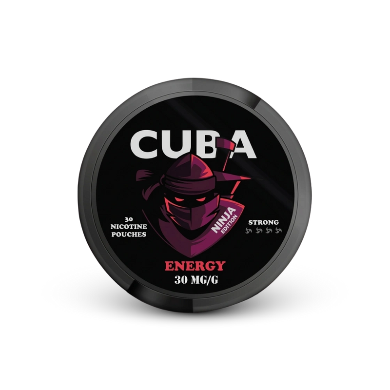 Cuba Ninja Energy – lata de bolsas de nicotina