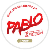 PABLO Exclusive Pera Strong – lata de bolsas de nicotina