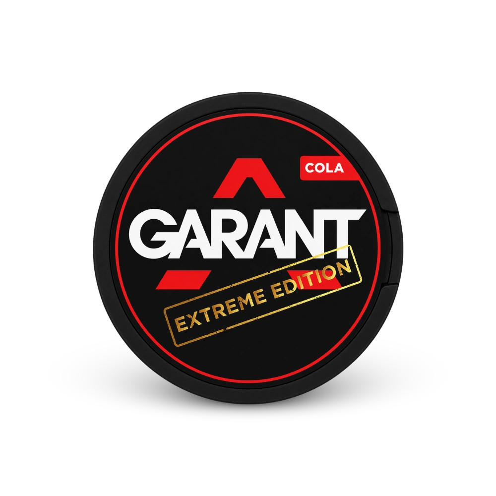 GARANT Cola Extreme – lata de bolsas de nicotina