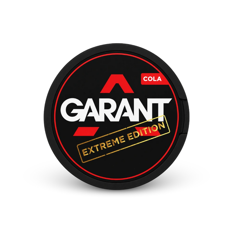 GARANT Cola Extreme – lata de bolsas de nicotina