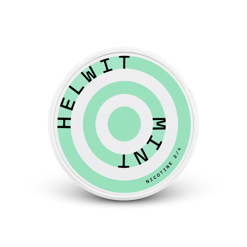 HELWIT Mint Slim – lata de bolsitas de nicotina