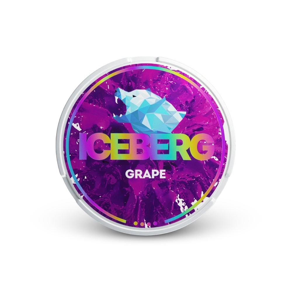 Iceberg Grape – lata de bolsas de nicotina