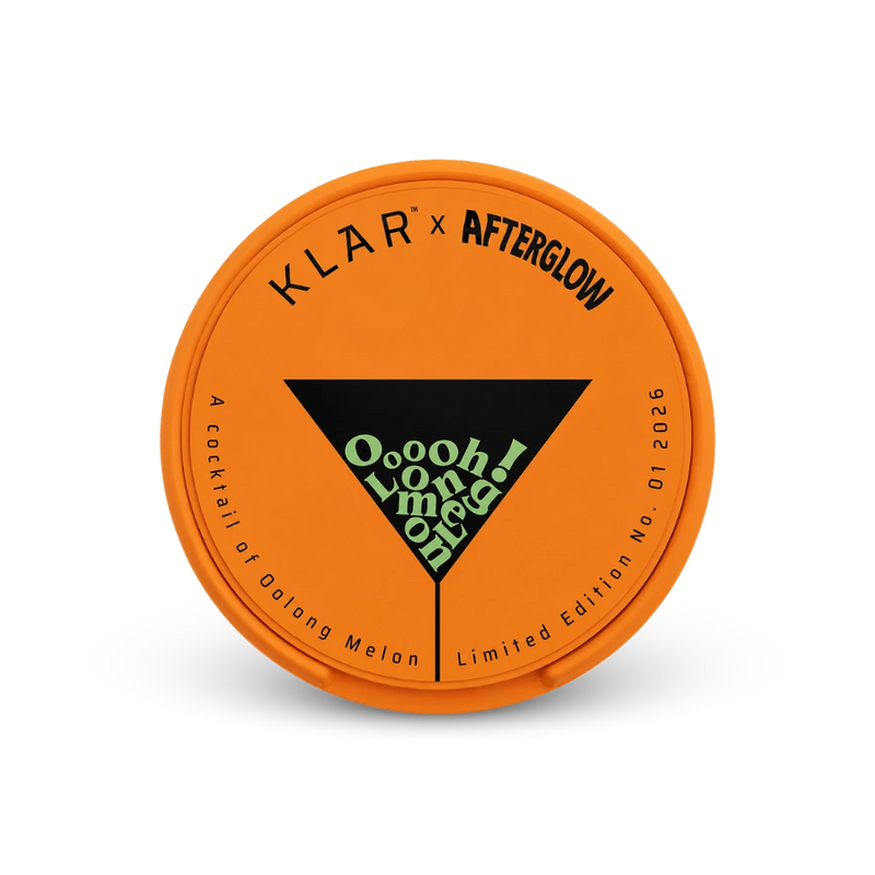 KLAR Afterglow Strong Mini – lata de bolsitas de nicotina