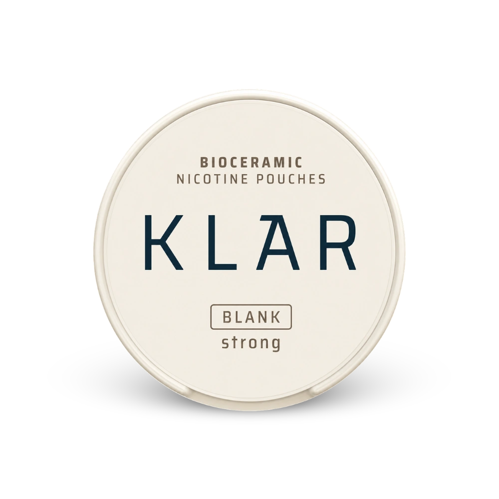 KLAR Blank Strong Mini – lata de bolsas de nicotina
