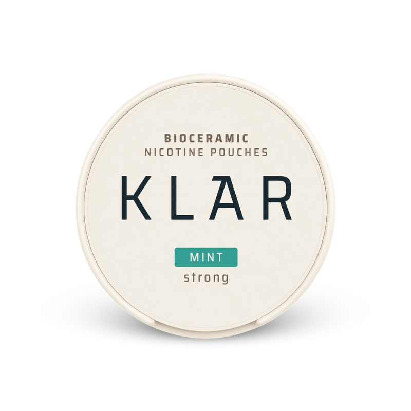 KLAR Mint Strong Mini – lata de bolsitas de nicotina