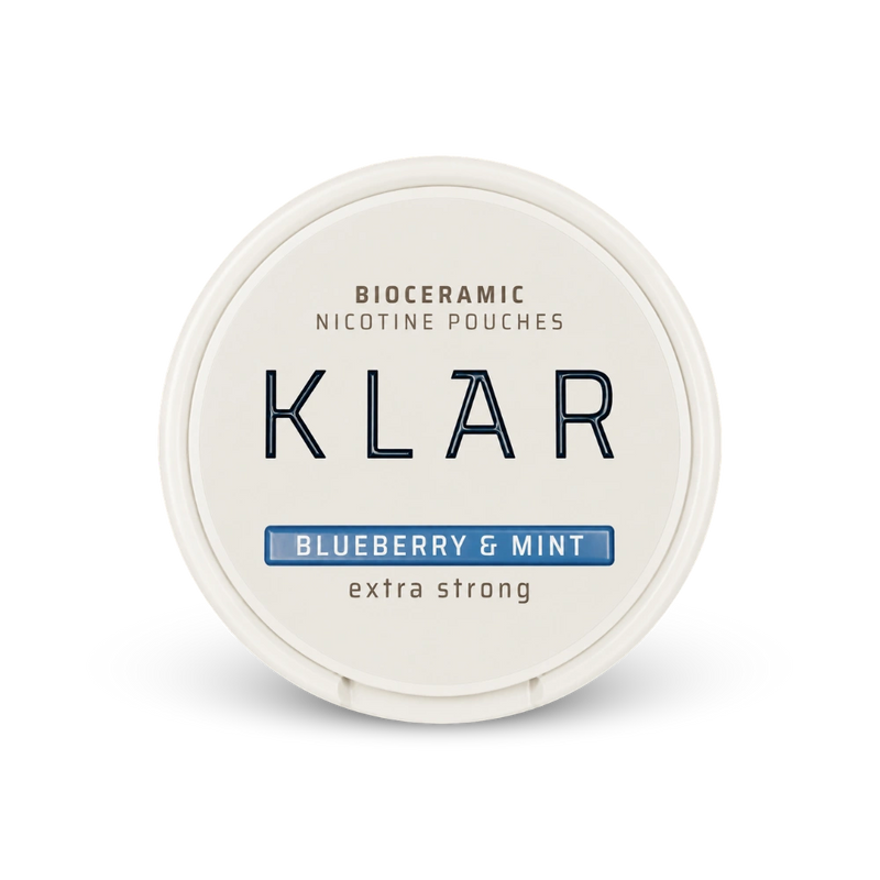 KLAR Strawberry Basil Extra Strong Slim – lata de bolsas de nicotina