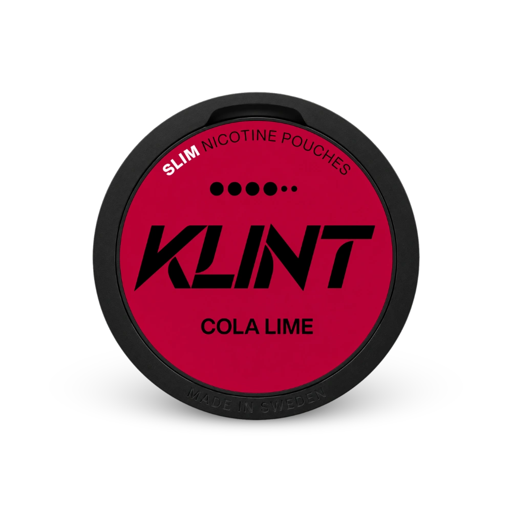 Klint Cola Lime Strong – lata de bolsas de nicotina