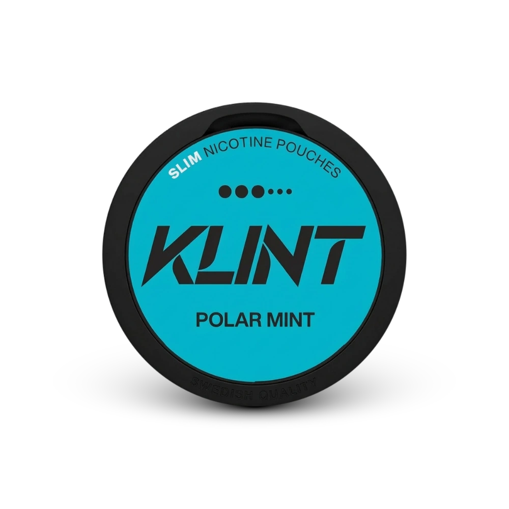 Klint Polar Mint – lata de bolsas de nicotina