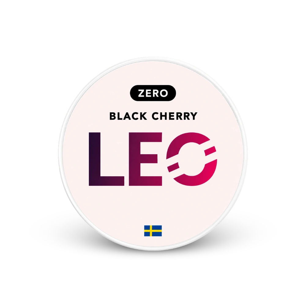 LEO Bleck Cherry Zero – lata de bolsas de nicotina