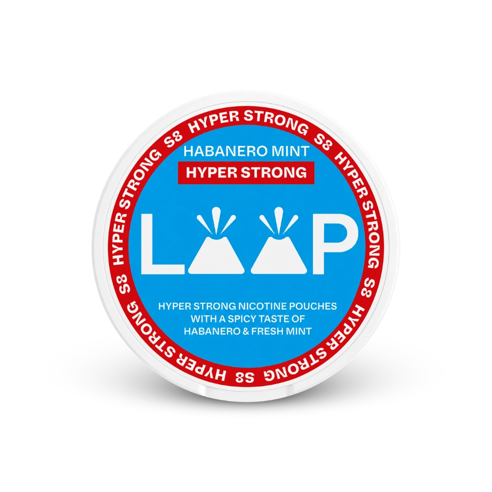 LOOP Habanero Mint Hyper Strong – lata de bolsas de nicotina