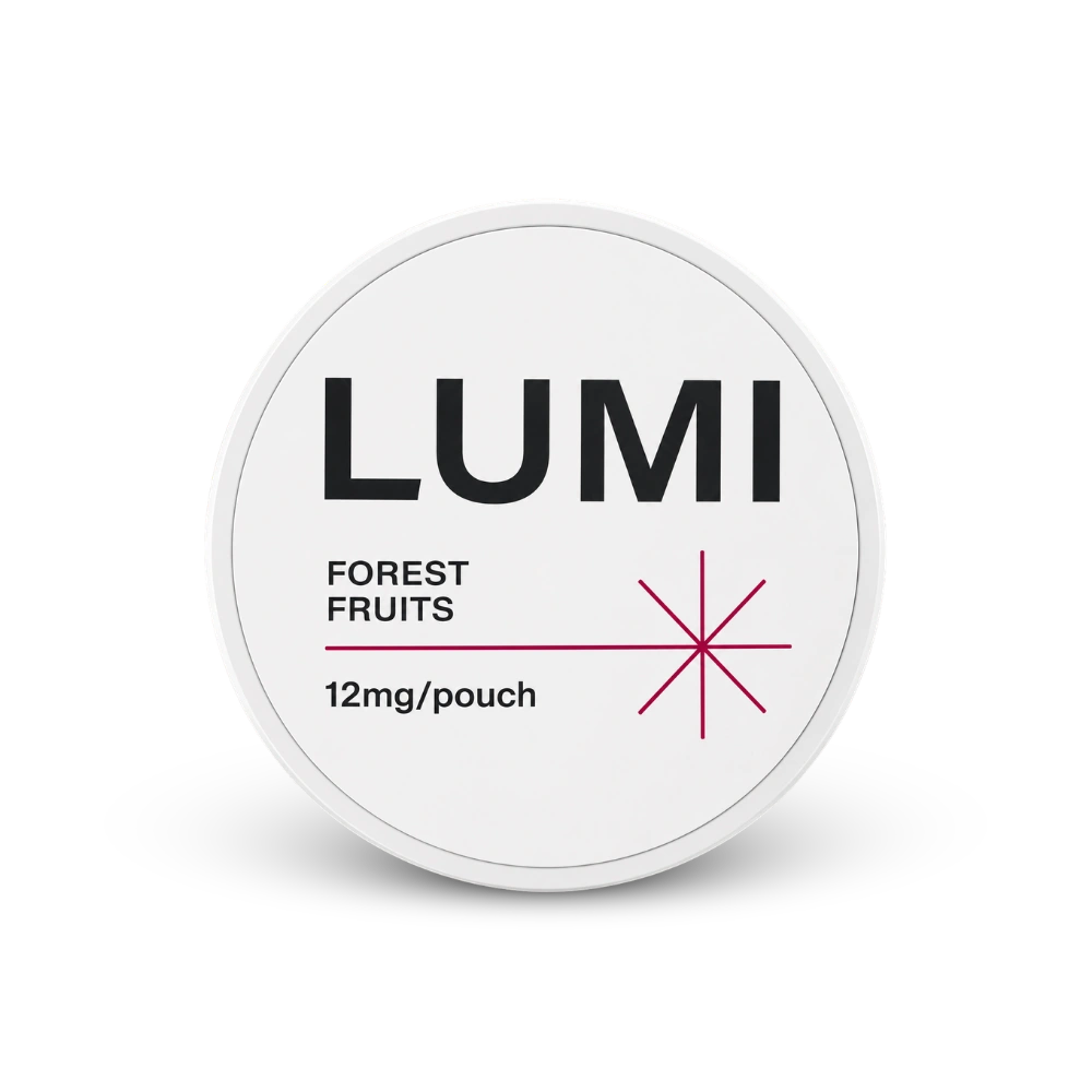 LUMI Forest Fruits 12mg – lata de bolsitas de nicotina