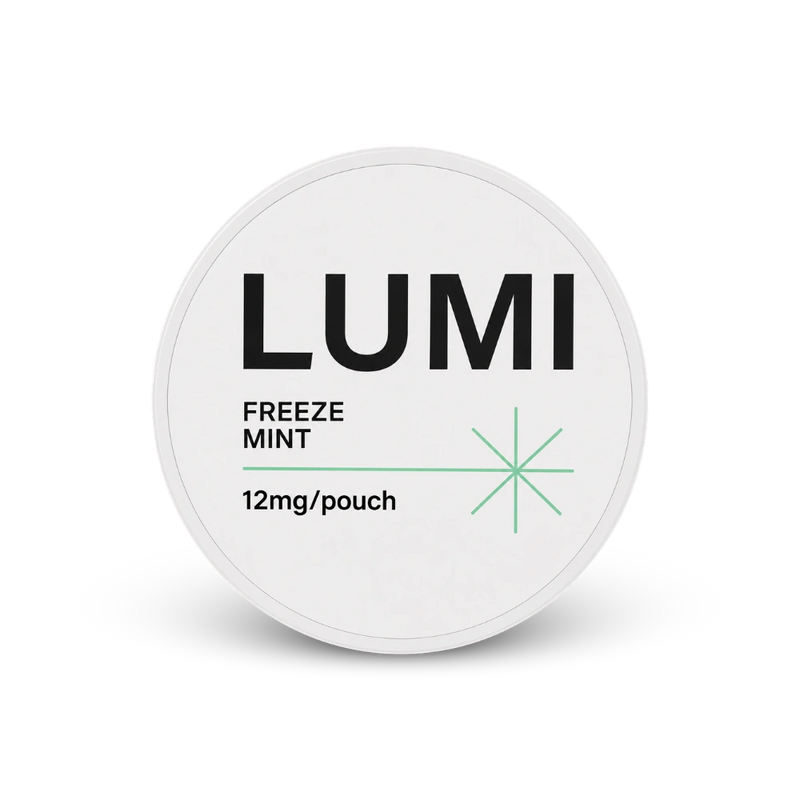 LUMI Freeze Mint 12mg – lata de bolsas de nicotina