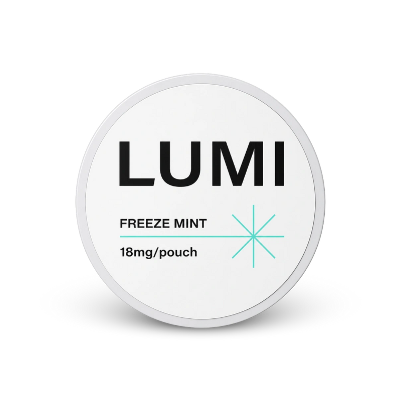 LUMI Freeze Mint 18mg – lata de bolsitas de nicotina