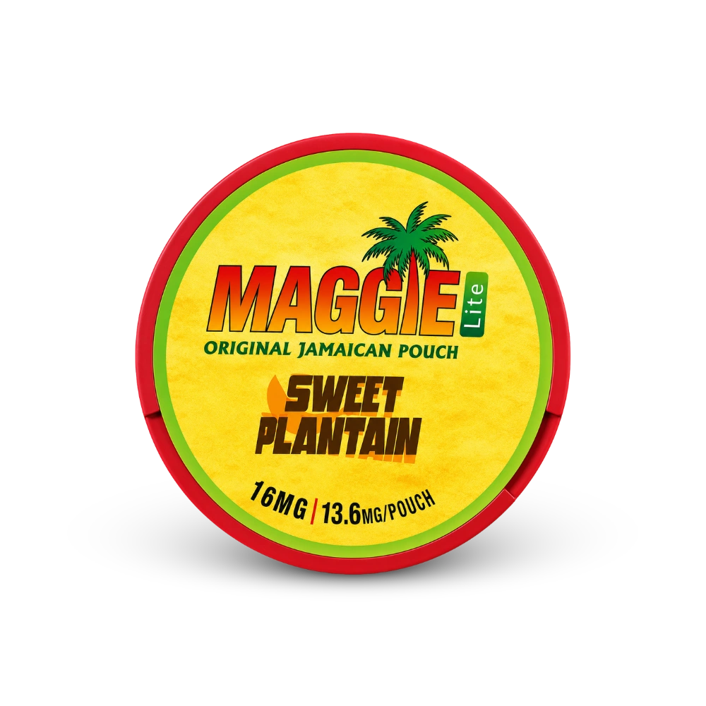 MAGGIE Lite Plátano Dulce – lata de bolsas de nicotina