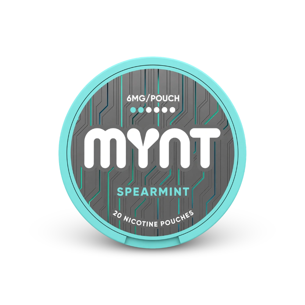 MYNT Spearmint Slim Regular – lata de bolsas de nicotina