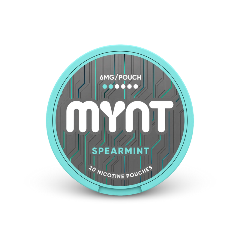 MYNT Spearmint Slim Regular – lata de bolsas de nicotina
