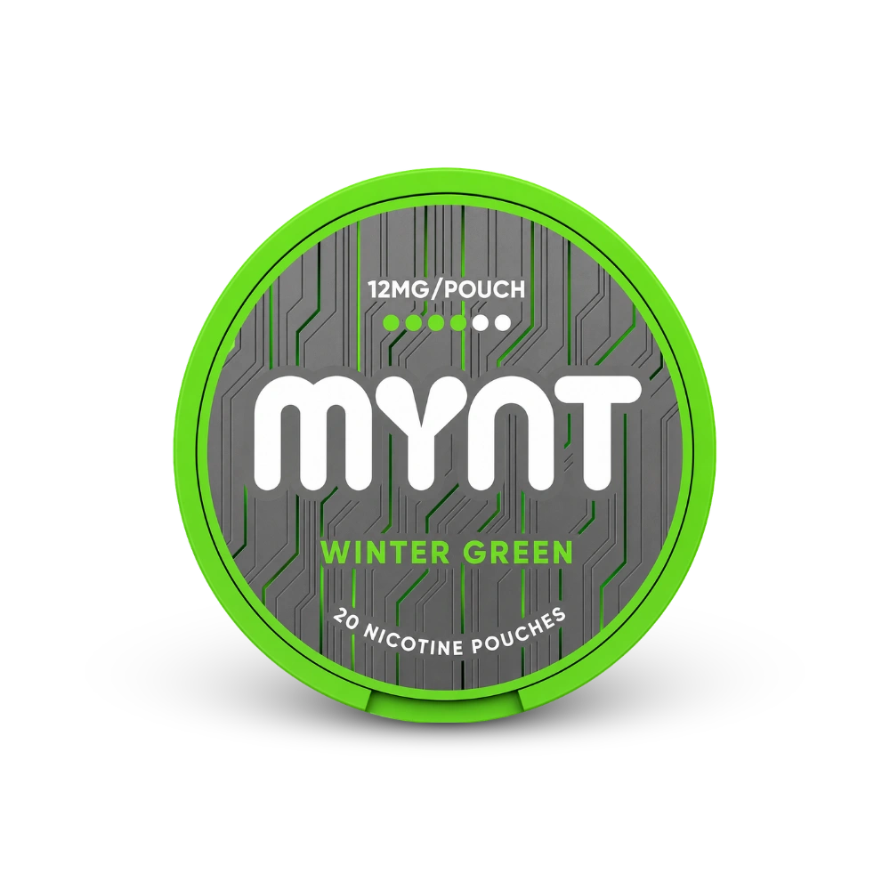 MYNT Winter Green Medium – lata de bolsas de nicotina