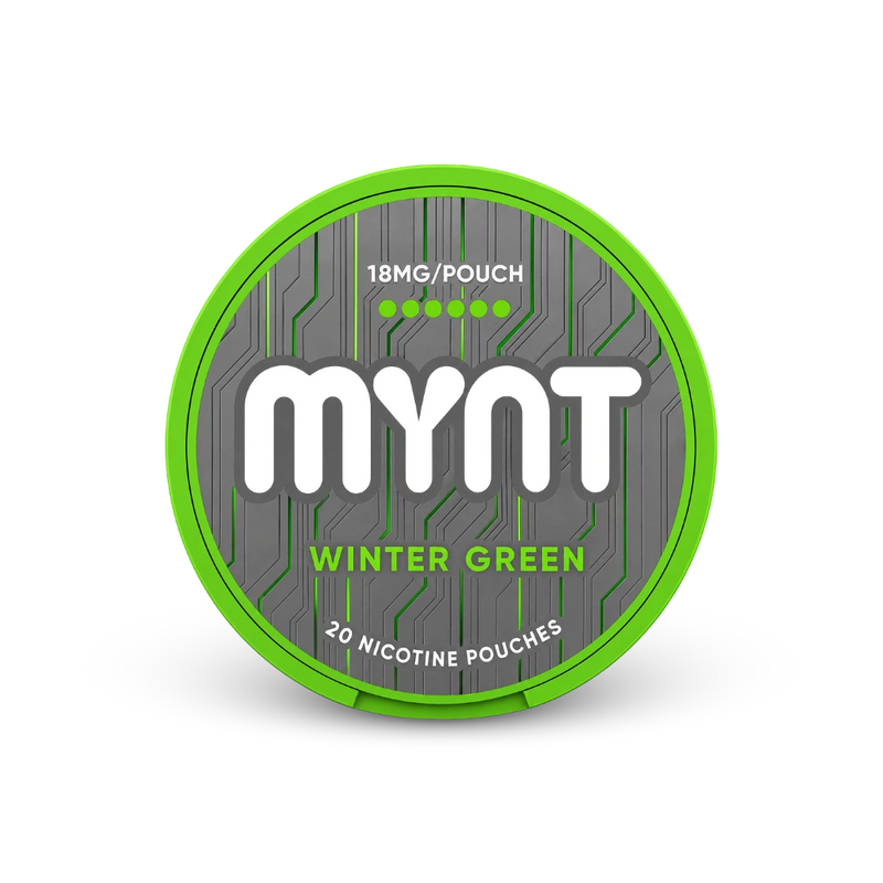 MYNT Winter Green Strong – lata de bolsas de nicotina