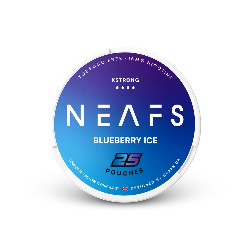 NEAFS Blueberry Ice Extra Strong – lata de bolsas de nicotina