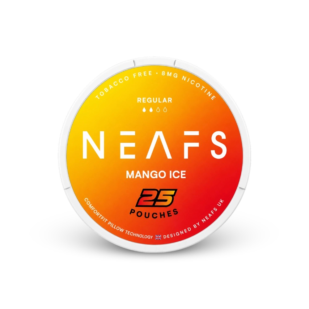 NEAFS Mango Ice Regular – lata de bolsitas de nicotina