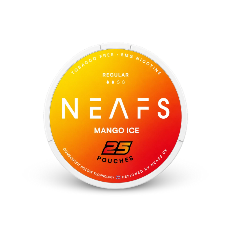 NEAFS Mango Ice Regular – lata de bolsitas de nicotina