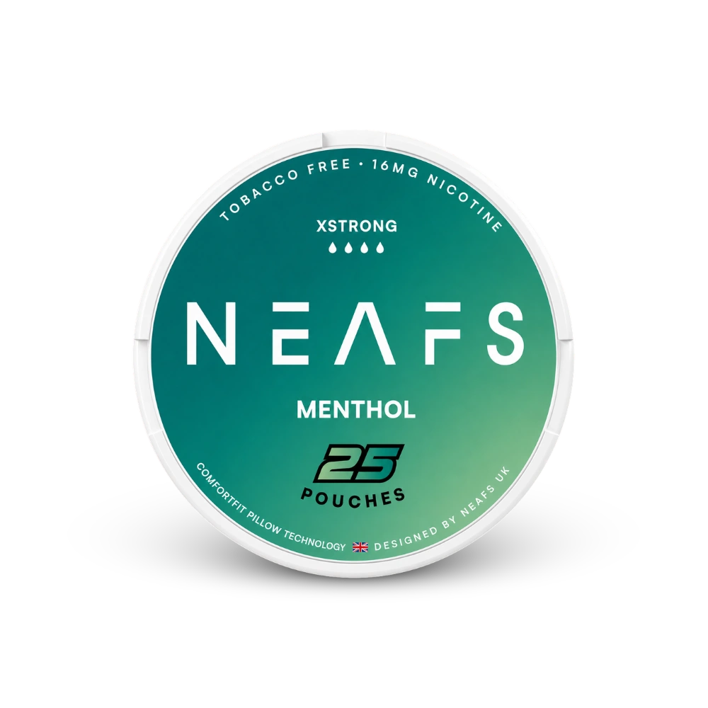 NEAFS Mentol Extra Fuerte – lata de bolsitas de nicotina