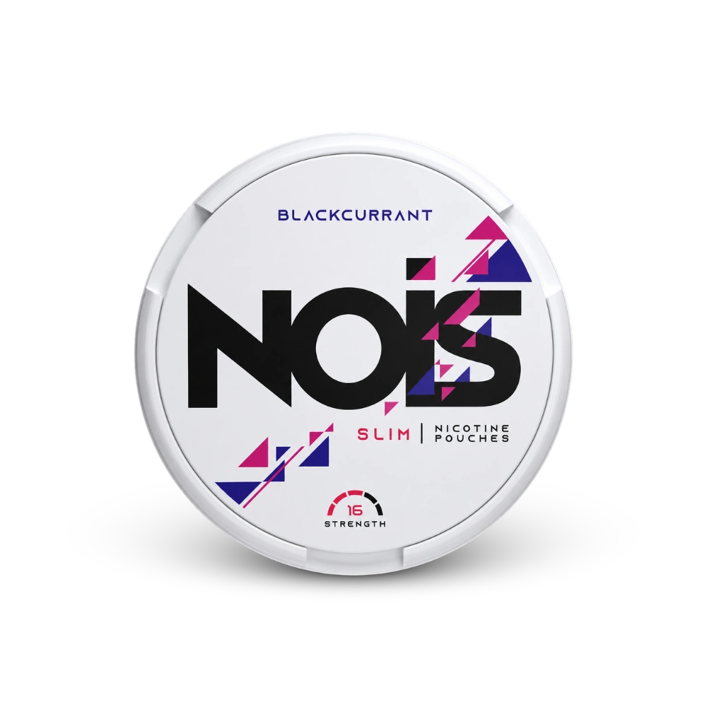 NOIS Grosella Negra 16mg – lata de bolsitas de nicotina