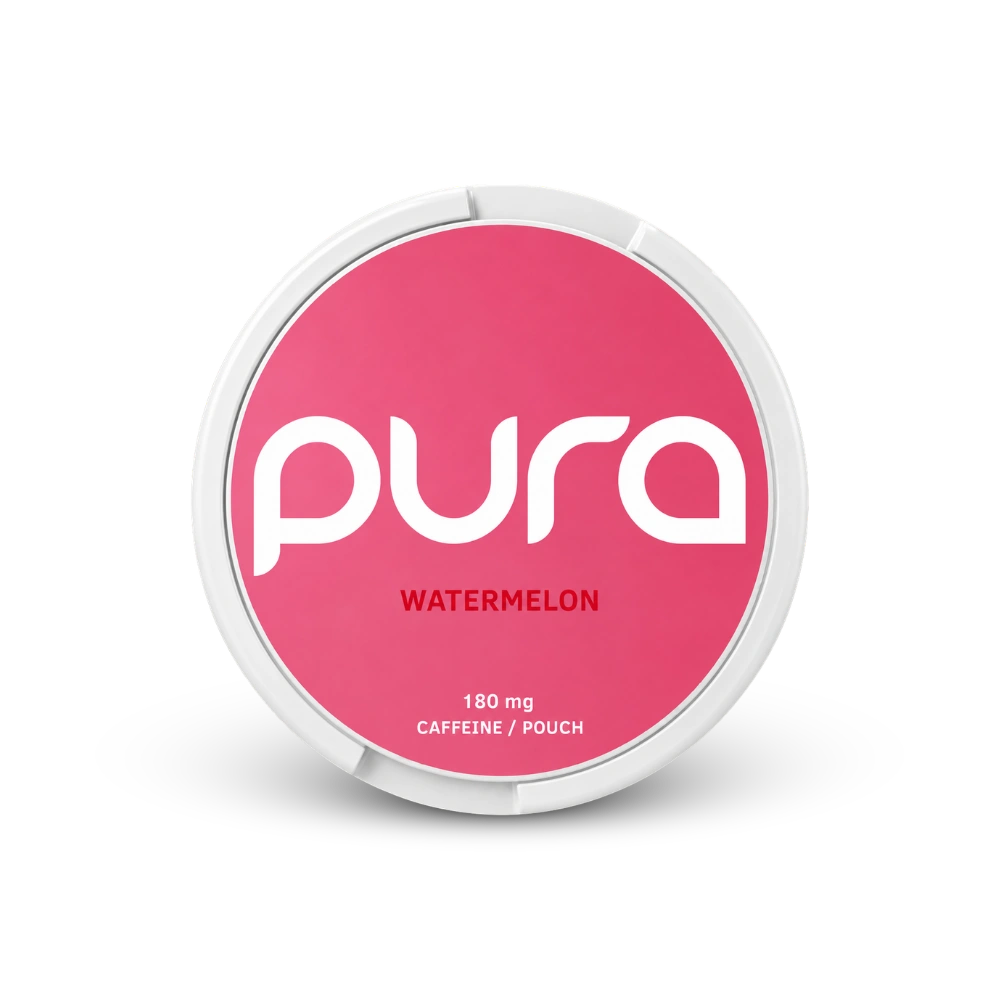 Pura Energy Sandía 180mg – lata de bolsas de nicotina