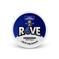 RAVE Cola Explosion 32.5mg – lata de bolsas de nicotina
