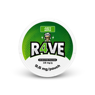 RAVE Juicy Apple 16mg – lata de bolsitas de nicotina