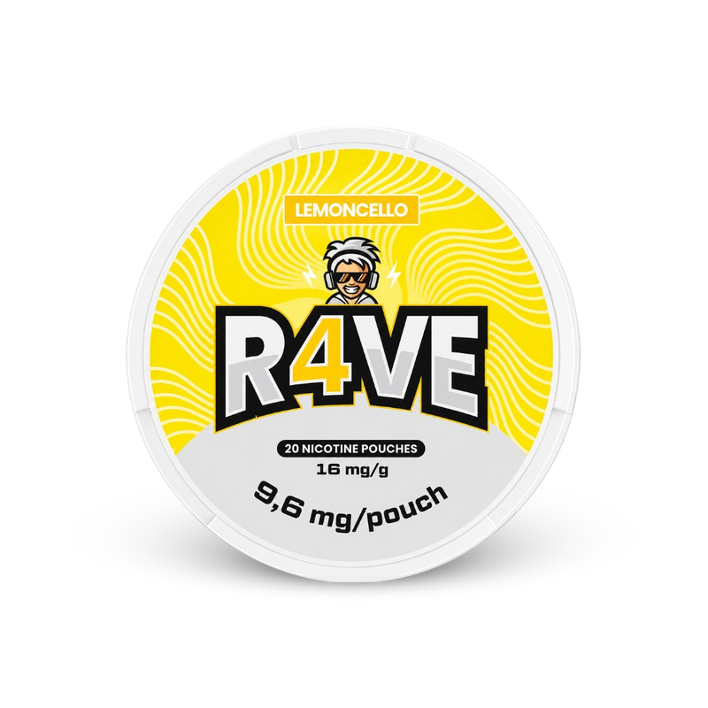 RAVE Limoncello 16mg – lata de bolsas de nicotina