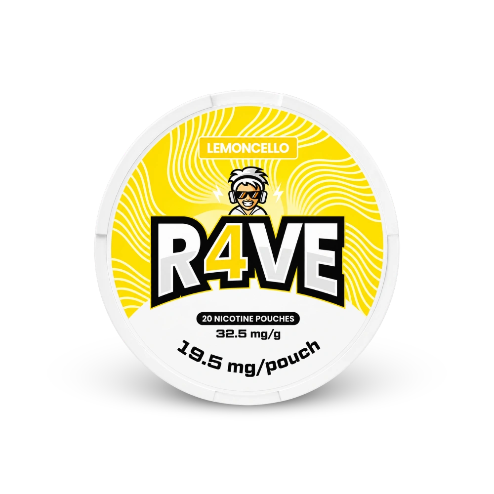 RAVE Lemoncello 32.5mg – lata de bolsitas de nicotina