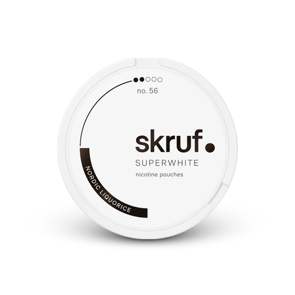 SKRUF Nordic Liqourice S2 – lata de bolsas de nicotina
