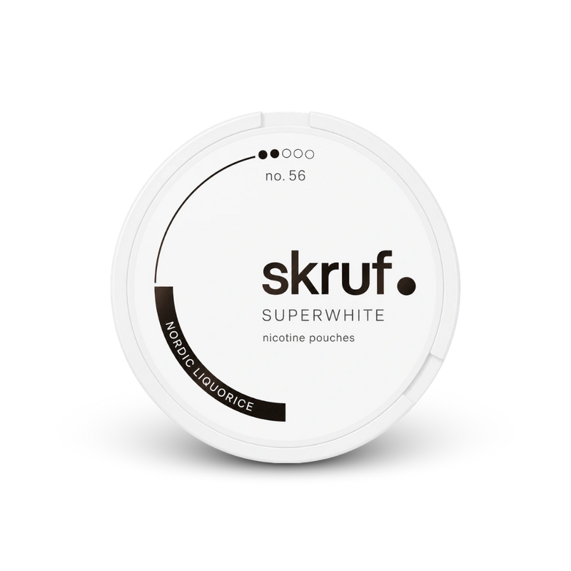 SKRUF Nordic Liqourice S2 – lata de bolsas de nicotina